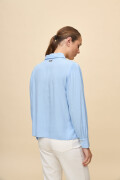 CAMISA FIORE Celeste