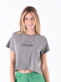 REMERA CORAZON GRIS (V)