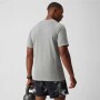 Polo Manga Corta Fit The Training Day Tee Hombre Mid Grey Htr