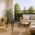 SILLA TEXTILINA PARA EXTERIOR NEGRO SILLA TEXTILINA PARA EXTERIOR NEGRO
