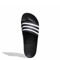 Chanclas de Hombre Adidas Adilette Aqua Negro - Blanco