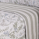 Cubrecama Bea Floral Aves Rosa Twin