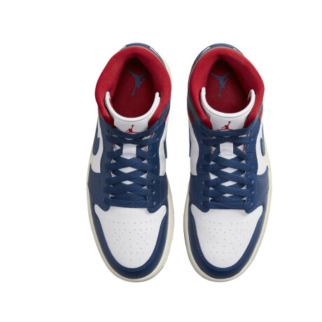Championes Jordan Air Mid 1 White