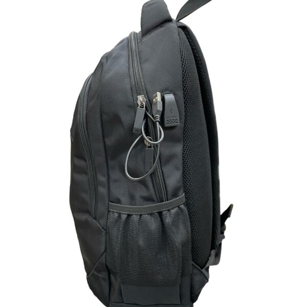 Mochila Aoking con USB Negro