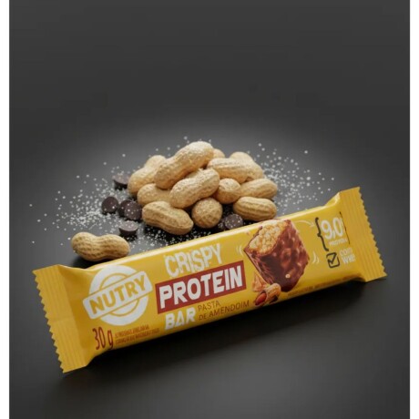 Barra de proteina 30gs x12 Nutry Maní