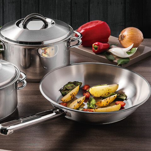 Sartén acero inox. ø20cm. 1,3 lts. "allegra" TF1832