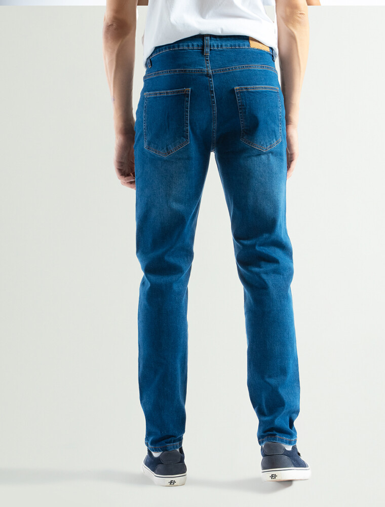 Jean Forum Regular Fit Largo 32 Azul Oscuro
