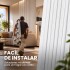 Pack x10 Wpc Simil Madera Wall Panel Lambrin 2.90x16.7 Blanco 1