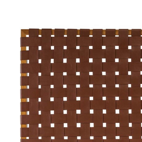 RESPALDO 2 PLAZAS PU-Y-MADERA MARRON FIAMMA