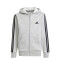 Campera Infantil Adidas Essentials JRS Gris - Negro