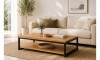 Mesa de Living IRON c/estante Mesa de Living IRON c/estante