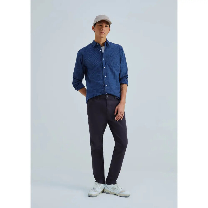 CAMISA MASC AZUL CARIBE/CHUMBO/BLANCO