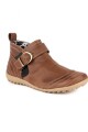 Bota Baja Clásica Cuero Chocolate