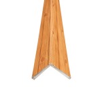 Angulo 25x25mm para WPC marron claro