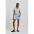 CAMISETA MM FEM CINZA MESCLA