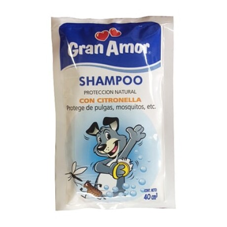 GRAN AMOR Shampoo con Citronella Sachet 40 cc