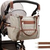 Bolso maternal striped con accesorios Bolso maternal striped con accesorios