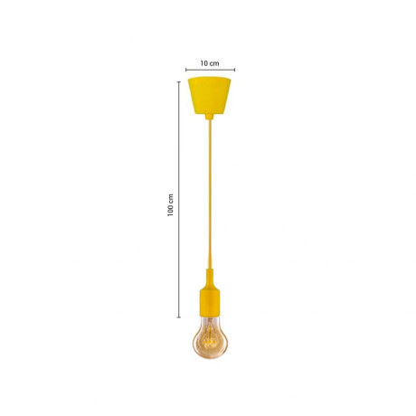 ACDC271 Luminaria Colgante De Techo Colorful Amarillo