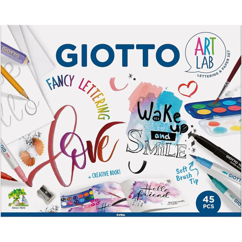 Lettering Fancy 45 Piezas Súper Lavable Giotto Lettering Fancy 45 Piezas Súper Lavable Giotto