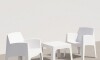 Set de Jardín Mesa + 2 sillas - Magna Master Blanco