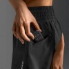Short Training Aero Hi-Rise 4 Inch Short Mujer Black/silver Reflective