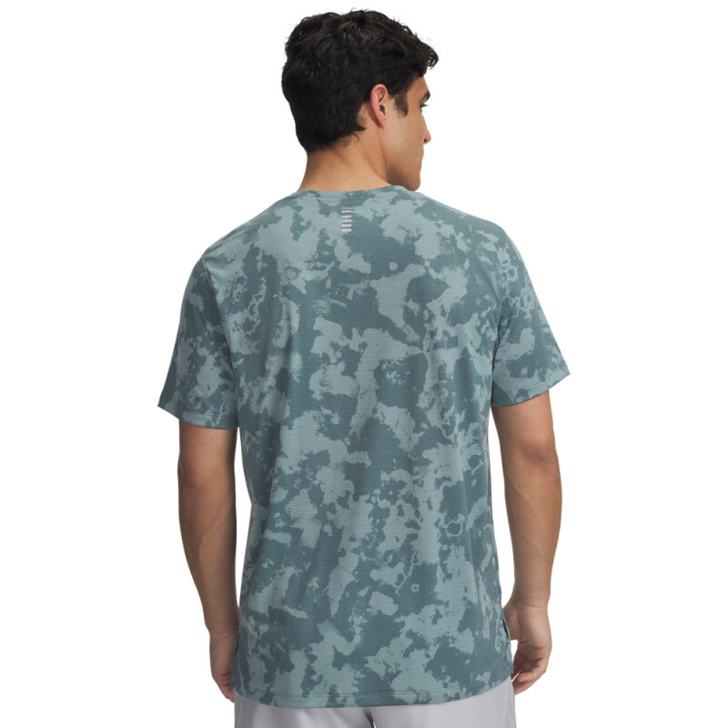 UA Launch Printed SS-RED GRN-323