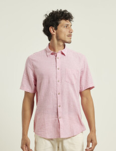 012265 CAMISA HARRINGTON LABEL Rosado