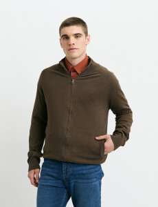 470981 CARDIGAN HARRINGTON LABEL Oliva