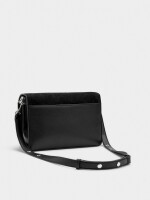 Bolso Bandolera Con Solapa negro