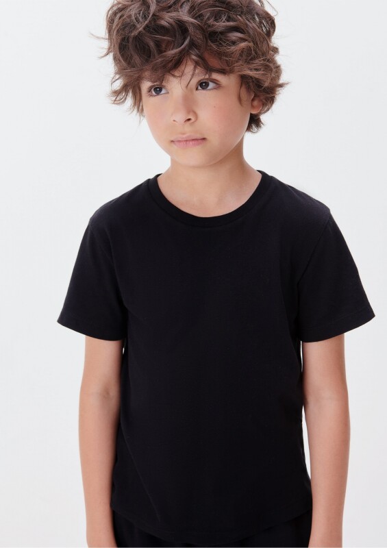 CAMISETA ML UNISSEX PRETO ESCURO