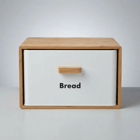 Panera estructura en Bamboo y caja Metálica - Blanca Panera estructura en Bamboo y caja Metálica - Blanca