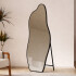 Espejo Irregular Pared Cuerpo Entero Fm02 50 X 160 Cm NEGRO