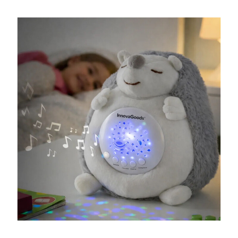 Proyector de peluchue música y luz Erizo Proyector de peluchue música y luz Erizo