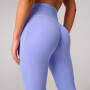 Legging The No-Seam Pureluxe Tlc High-Waisted Capri Mujer Moonlight Peri/classic White