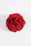 Broche flor rojo