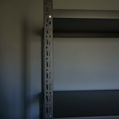 Estanteria Metalica Reforzada Sin Tornillos Negro 100x60x200cm Estantería Metálica Reforzada 100x60x200 cm Negro