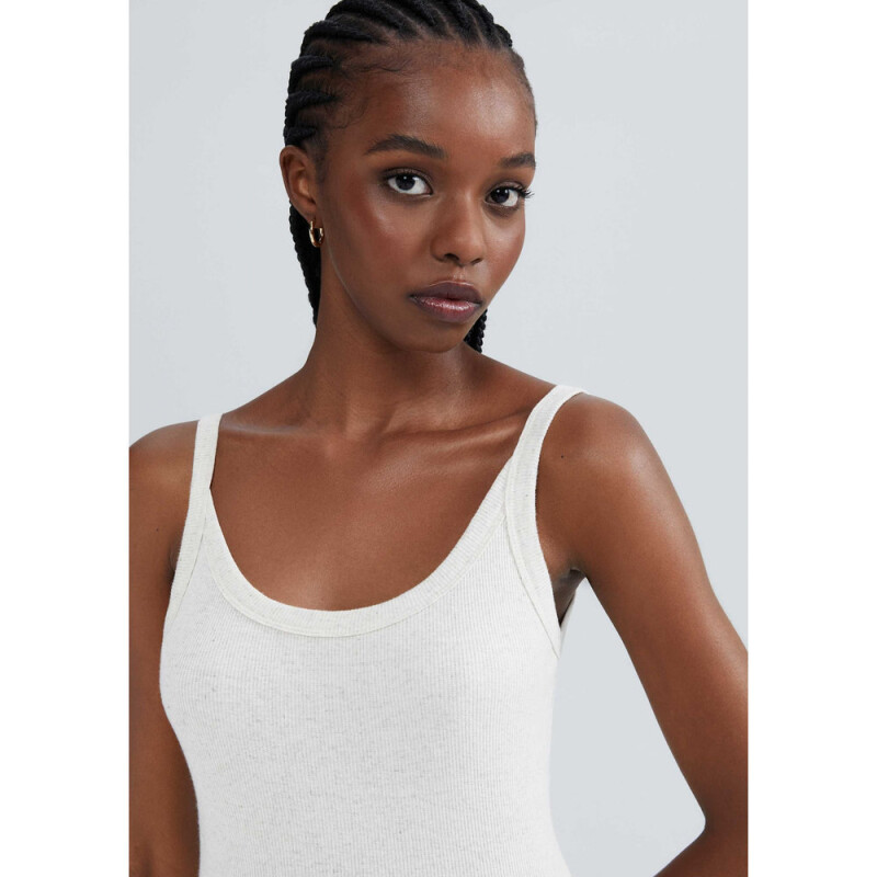 BLUSA SM FEM BEGE MESCLA