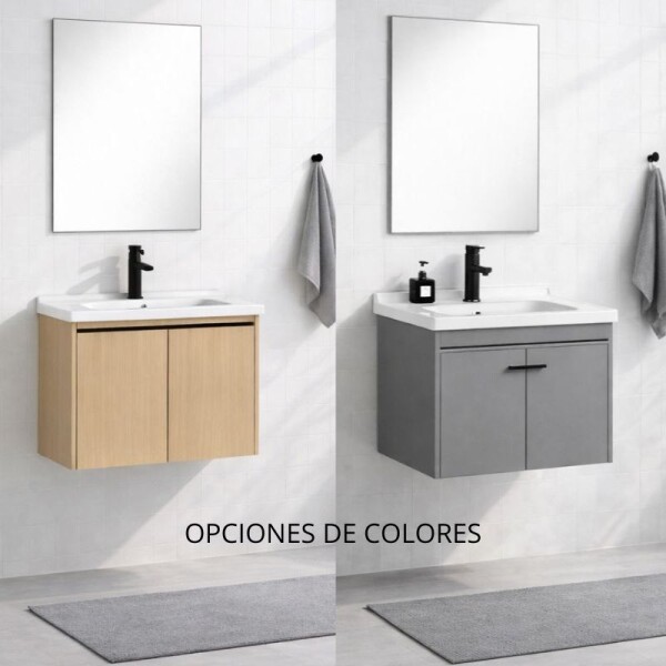 COMBO DE BAÑO INODORO CON MOCHILA + GRIFERIA DE DUCHA Y LAVATORIO + MUEBLE 60 CM CON MESADA DE LOZA Y ESPEJO COMBO DE BAÑO INODORO CON MOCHILA + GRIFERIA DE DUCHA Y LAVATORIO + MUEBLE 60 CM CON MESADA DE LOZA Y ESPEJO
