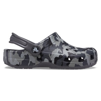 Crocs Classic Camo Kids Negro