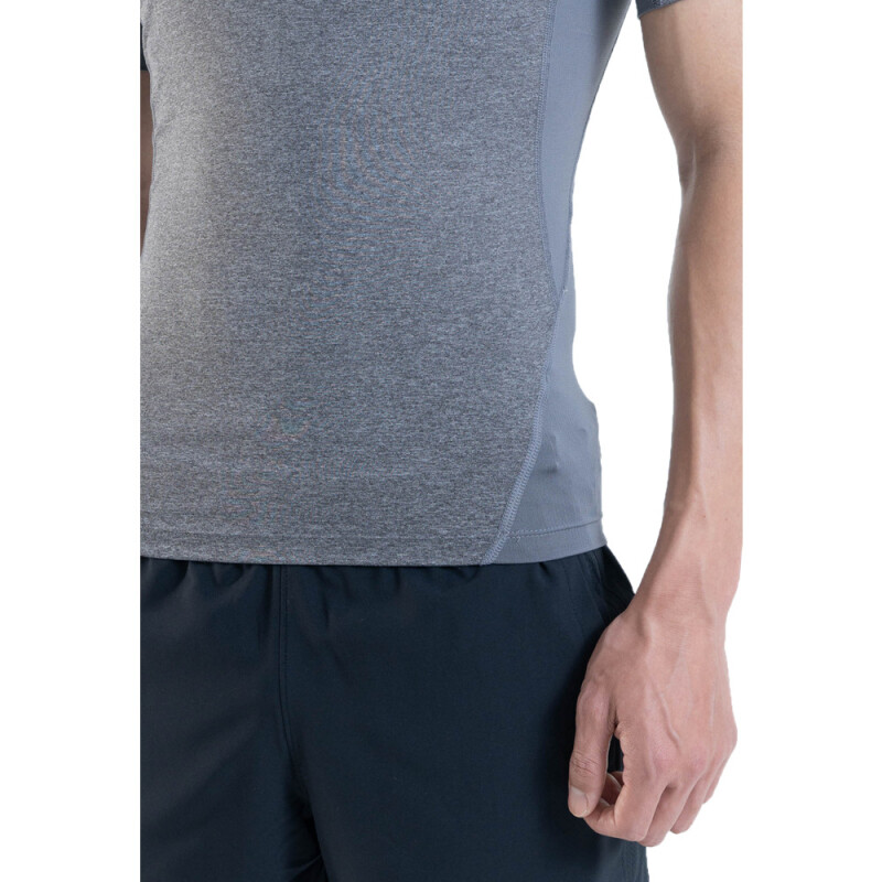 UA HG Armour Comp SS-WHT GRY-090