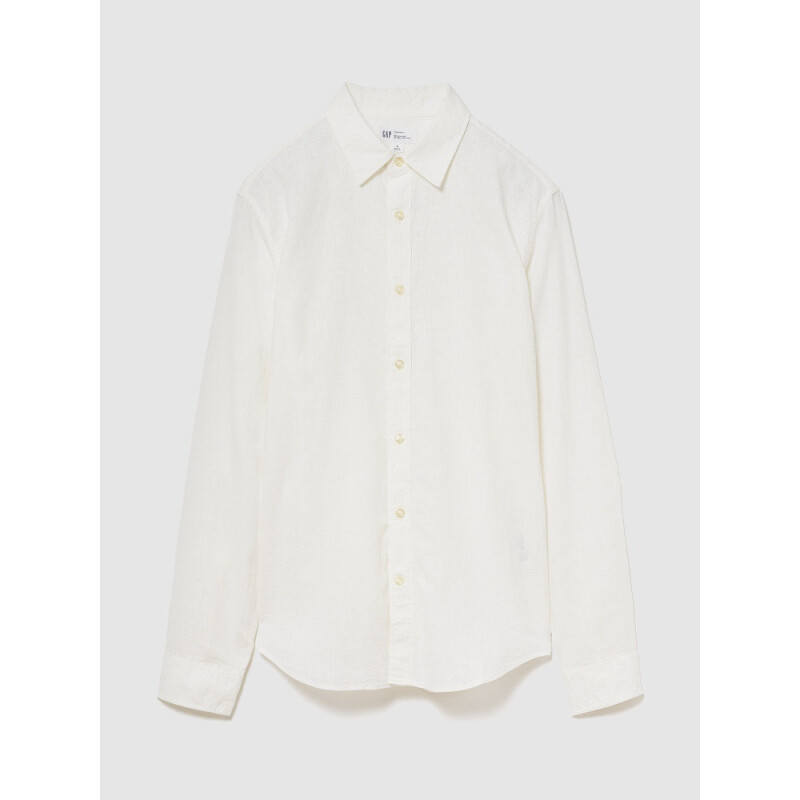 V-LS STANDARD LINEN COTTON NEW OFF WHITE