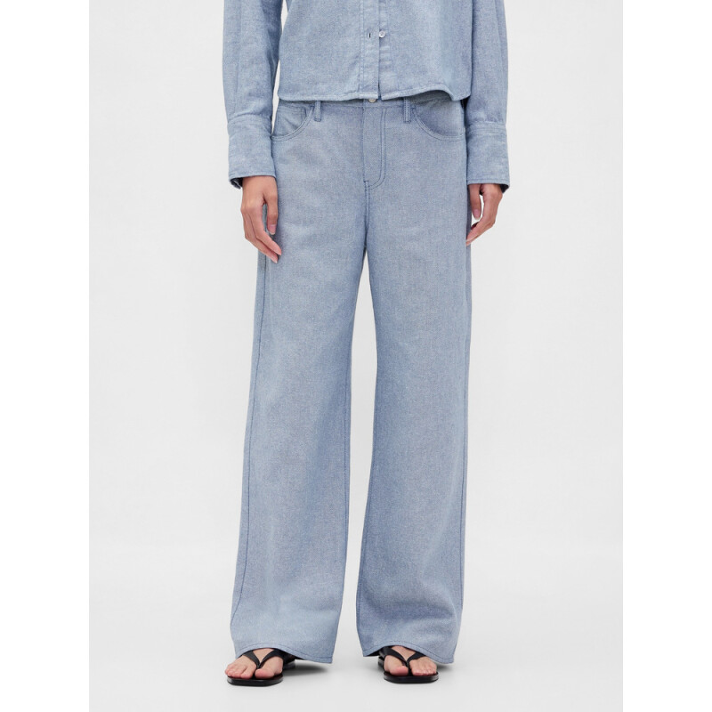 LINEN 5PKT PANT CHAMBRAY 042