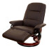 Sillón Ejecutivo Masaje Calefacción Apoyapies Cuerina MARRON