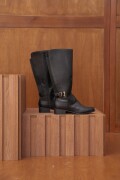 Bota Casual. Negro