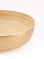 BOWL DE BAMBÚ DORADO