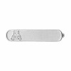 Prendedor rectangular osito - Plata 925 - PRE000056 sinpiedra