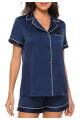 PIJAMA SEDA AZUL