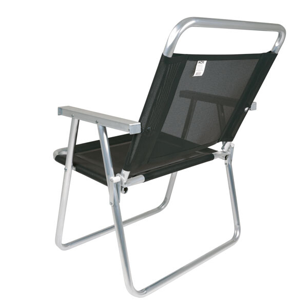 SILLA OVERSIZE ALUMÍNIO NEGRA NEGRO