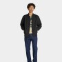Casaca WaterResistant Mid-Season Bomber Hombre Black