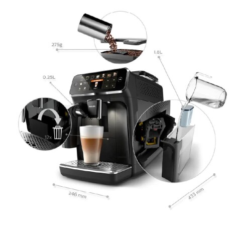 Cafetera Expreso Automática con Molinillo Philips EP5541/50 Cafetera Expreso Automática con Molinillo Philips EP5541/50